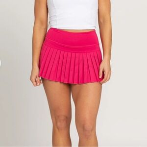 Hot Pink Gold Hinge Skirt